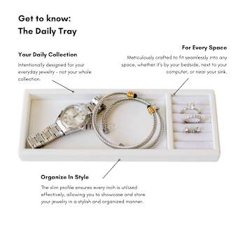 Shinery- The Daily Tray - Luxury Jewelry Organizer
