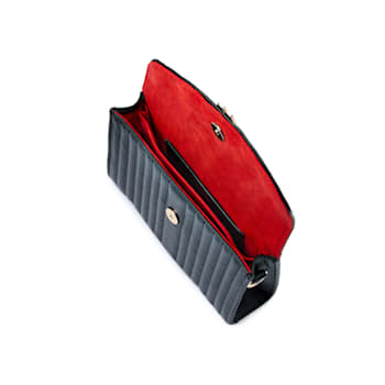 Mimi Black Crossbody Bag with Wristlet