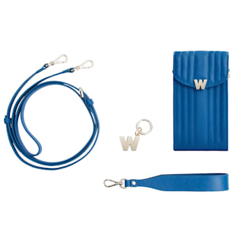 Mimi Blue Phone Case with Wristlet