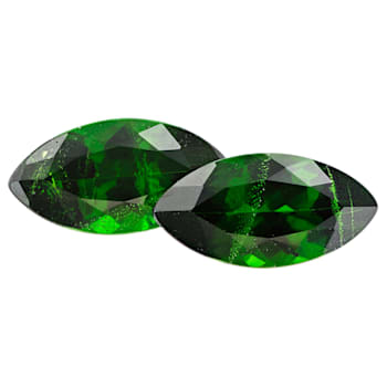 Chrome Diopside 13.7x7mm Marquise Matched Pair 5.22ctw