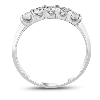 0.50ctw Diamond Wedding Band Ring in 14k White Gold