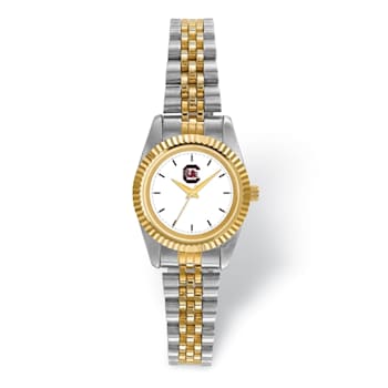 LogoArt University of South Carolina Pro Two-tone Ladies Watch