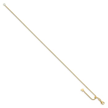 14K Yellow Gold  Adjustable Box Chain