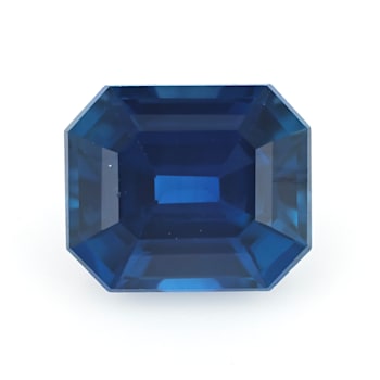Sapphire 5.7x4.8mm Emerald Cut 0.88ct