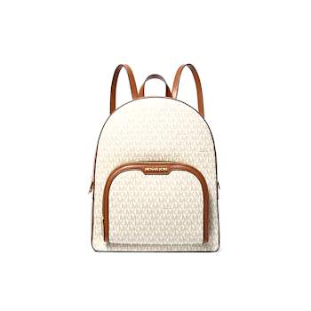 Michael Kors Jaycee Large Backpack in Vanilla Logo
