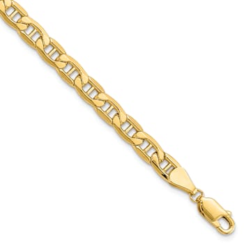 10k Yellow Gold 5.5mm Mariner Link Bracelet