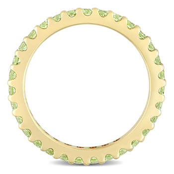 Peridot 10K Yellow Gold Ring 1.24ctw