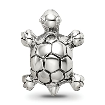 Sterling Silver Turtle Bead
