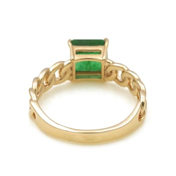 1.63 Ctw Emerald Ring in 14K YG