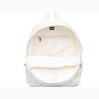 GO Dash Dot Maya Backpack Handbag in Iridescent White