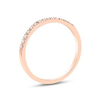 0.15ctw Diamond Band Ring in 14k Rose Gold