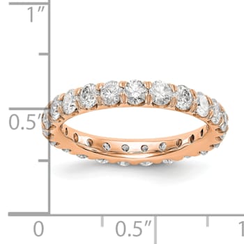 14K Rose Gold Lab Grown Diamond SI+, H+, Eternity Band