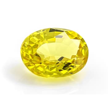 Yellow Sapphire 7x5mm Oval 1.00ct