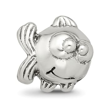 Sterling Silver Fish Bead