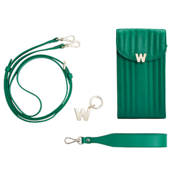 Mimi Green Phone Case with Wristlet