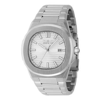 Invicta Speedway 41mm White Dial Stainless Steel Band Quartz Watch