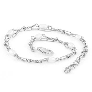 Baroque Multi-Color Freshwater Pearl 20Inch StrAnd Necklace In Sterling Silver