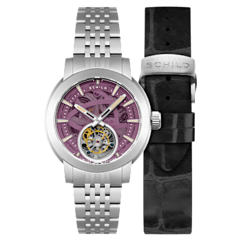 Schild Heinrich Tourbillon Purple Dial White Stainless Steel Band
Limited Edition Watch
