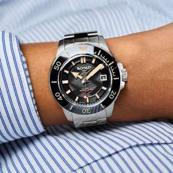 Schild Hermann Swiss Automatic Black Dial White Stainless Steel Band
Limited Edition Watch