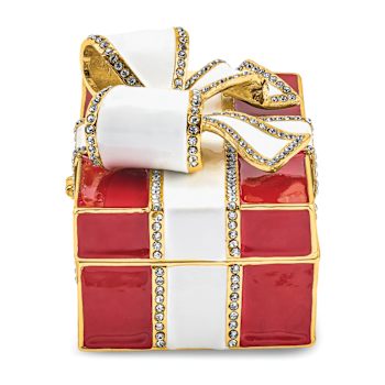 DESIRE Red Gift Box with Ring Pad Trinket Box
