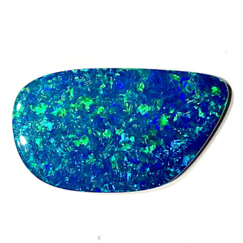 Opal on Ironstone 26x21mm Free-Form Doublet 30.34ct