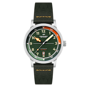 Dominatore Del Mare Camogli Green Dial White Bezel Green Stainless Steel
Band Automatic Watch