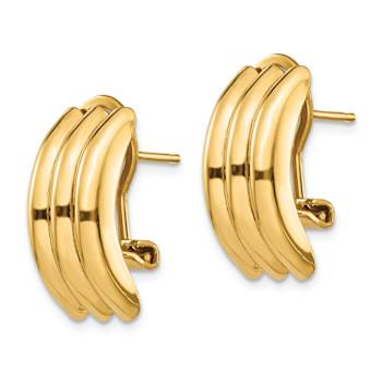 14k Yellow Gold Stud Earrings