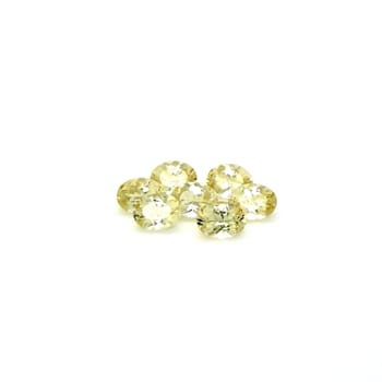 Yellow Apatite 8x6mm Oval Set of 7 8.50ctw