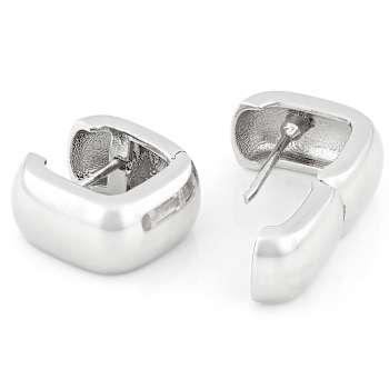 Mini Huggie Hoop Earrings In Sterling Silver