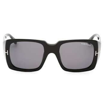 Tom Ford Shiny Black Frame / Smoke Lenses Sunglasses