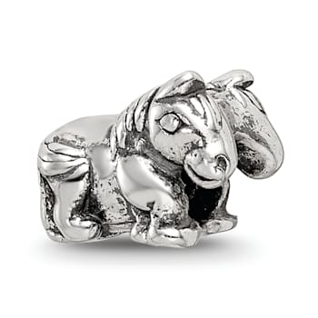 Sterling Silver Horse Bead