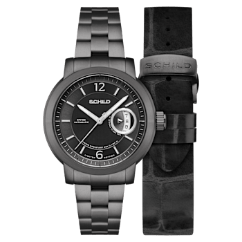 Schild Heinrich Minimal Swiss Gunmetal Stainless Steel Band Automatic
Limited Edition Watch