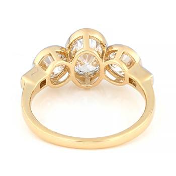 Timeless Lab-Grown Diamond Oval Solitaire Ring With Diamond Halo In 14K Gold