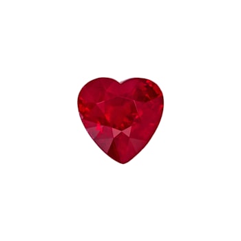 Burmese Ruby 6mm Heart Shape 1.06ct