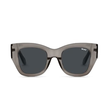 Quay After Hours Bevel Black Square Frame / Smoke Lenses Sunglasses
