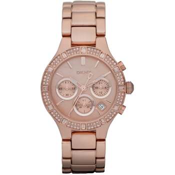 DKNY Women's Chambers Rose Stainless Steel Bracelet Watch