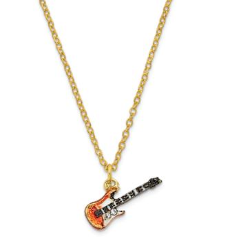 STRUMMIN' TUNES Red Guitar Trinket Box