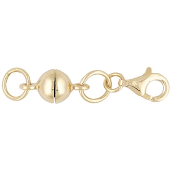 Magnetic Clasp Converter 18 Karat Yellow Gold Over Sterling Silver