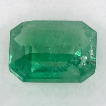 Zambian Emerald 7.26x6.52mm Emerald Cut 1.35ct