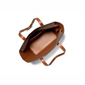 Michael Kors Pratt Large Top Zip Shoulder Tote in Multi Brown