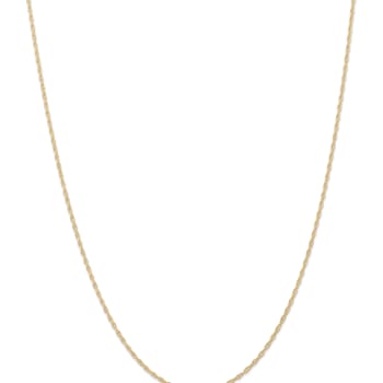 14k Yellow Gold 1.35mm Solid Cable 22 Inch Chain