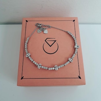 Oval White Zircon Sterling Silver Bolo Bracelet 1.10ctw