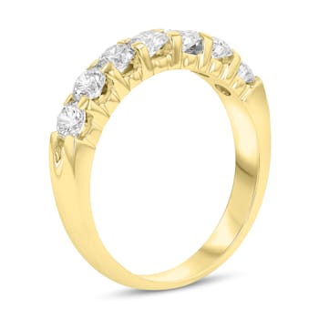1.00cttw 7 Stone Diamond Band Ring in 14k Yellow Gold