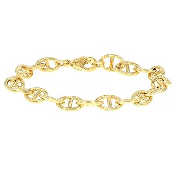 Mariner Link Bracelet In 18K Gold Over Bronze