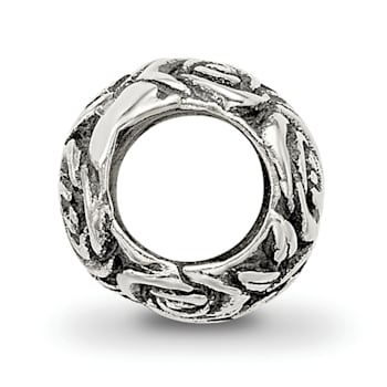 Sterling Silver Floral Bali Bead