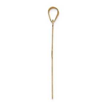 14k Yellow Gold Cross Charm