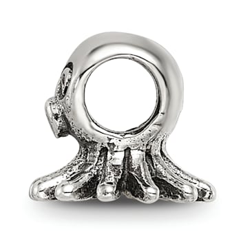 Sterling Silver Octopus Bead