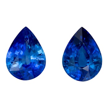 Sapphire 7.9x5.8mm Pear Shape Matched Pair 2.17ctw
