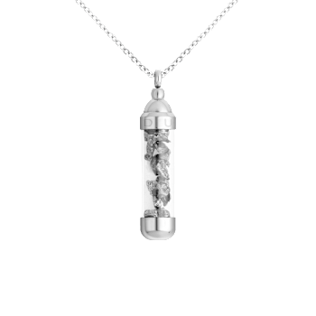 Marcel Pendant Silver Dust Meteorite