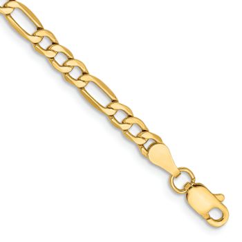 14k Yellow Gold 3.5mm Figaro Link 16 Inch Chain